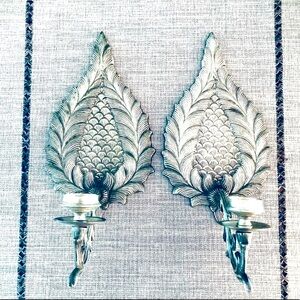 Elegant Silver Wall Sconces